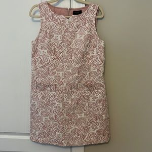 Victoria Beckham for Target Pink & Cream Dress - Size Medium